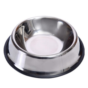 Non-Slip Heavy-Duty Stainless Steel Pet Food & Water Bowl