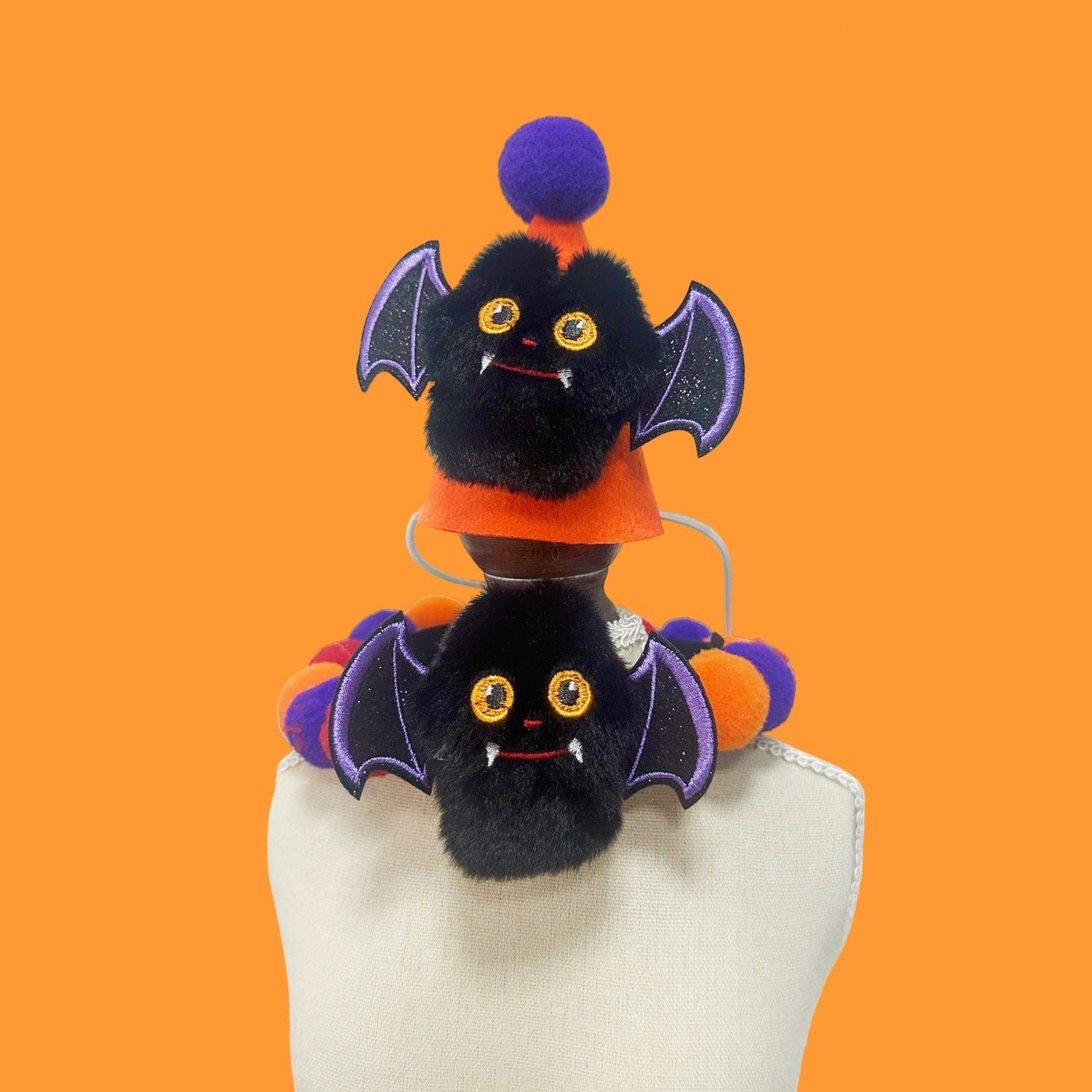 Halloween Pom-Pom Pet Collars & Hat Sets - Image 32