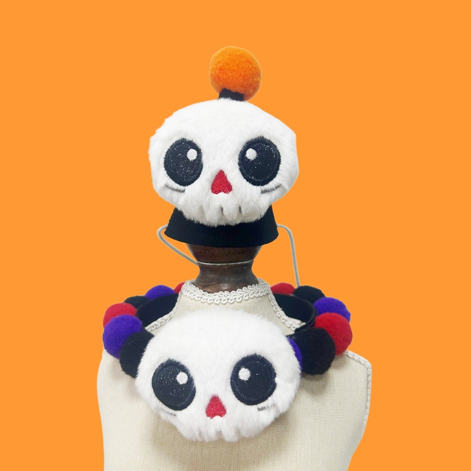 Halloween Pom-Pom Pet Collars & Hat Sets - Image 29
