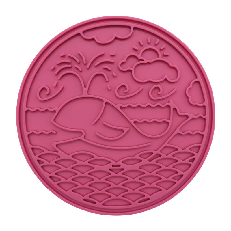 Whale Calming Silicone Lick Mat with Strong Suction Cups - Image 4
