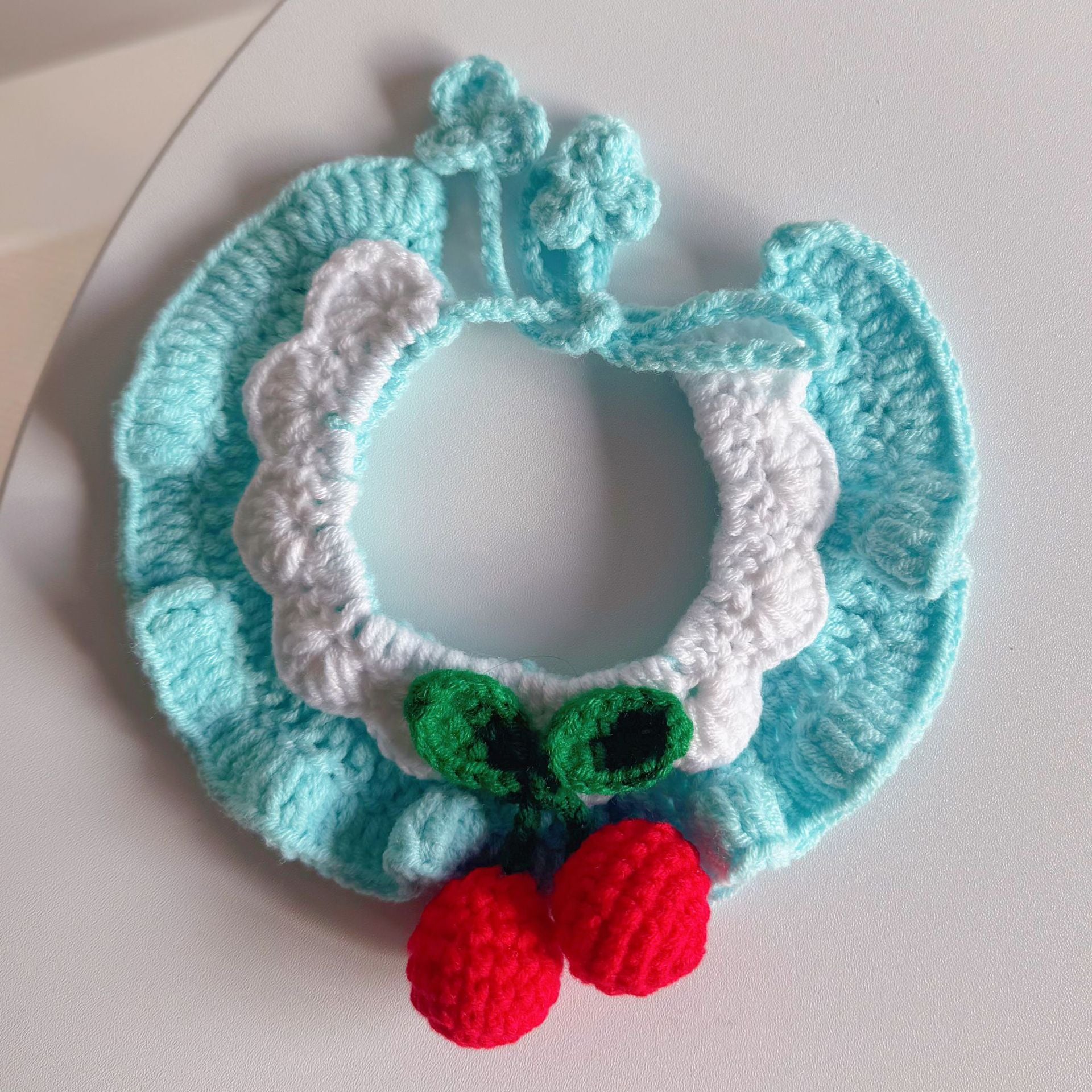Knitted Pet Collars & Bibs for Cats and Dogs - Image 23