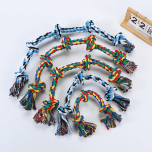 Heavy-Duty Natural Cotton Rope Dog Tug & Dental Chew Toy