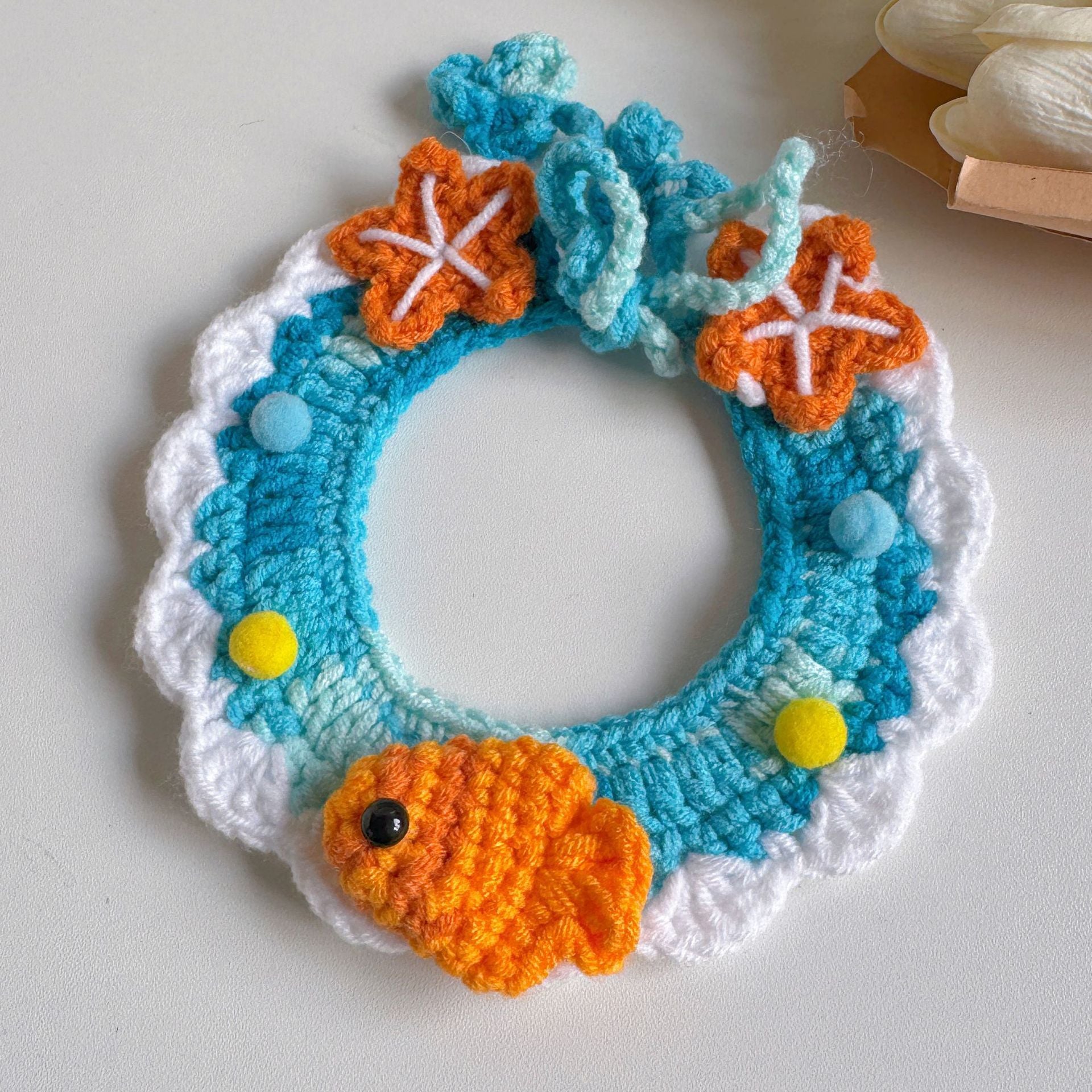 Knitted Pet Collars & Bibs for Cats and Dogs - Image 48