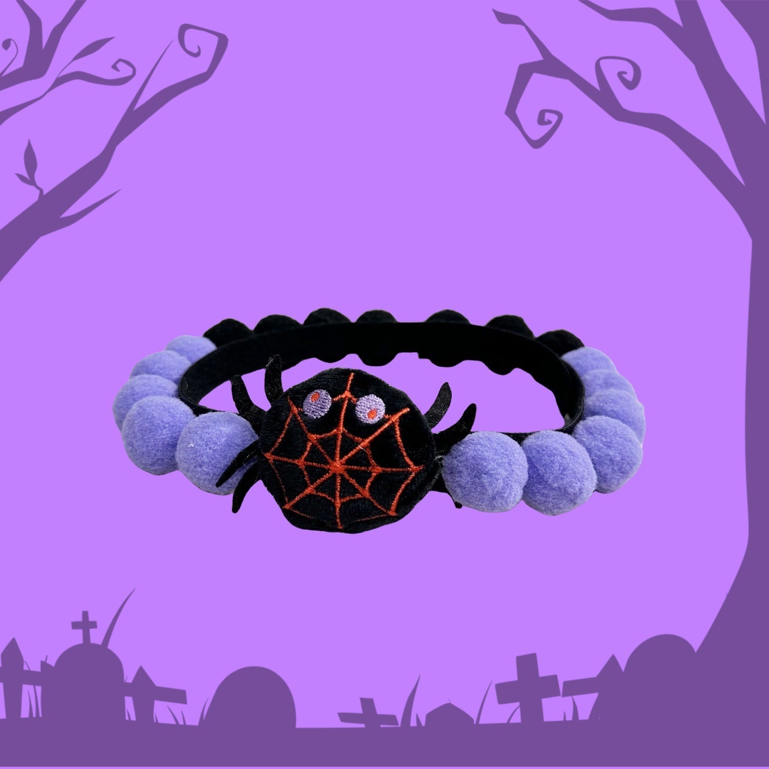 Halloween Pom-Pom Pet Collars & Hat Sets - Image 20