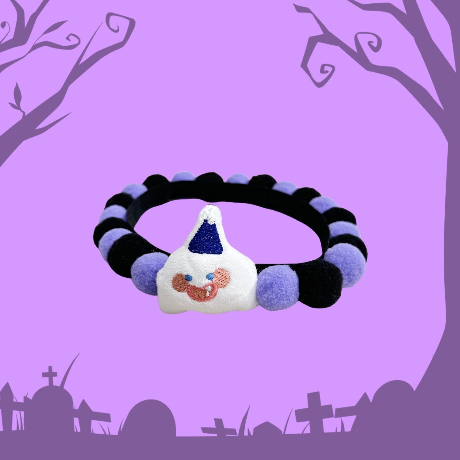 Halloween Pom-Pom Pet Collars & Hat Sets - Image 14