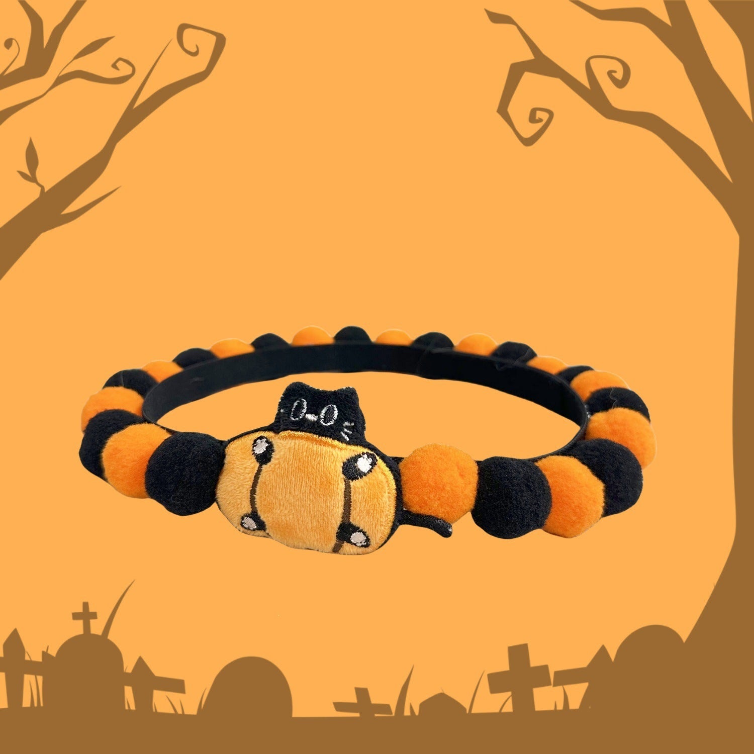 Halloween Pom-Pom Pet Collars & Hat Sets - Image 22