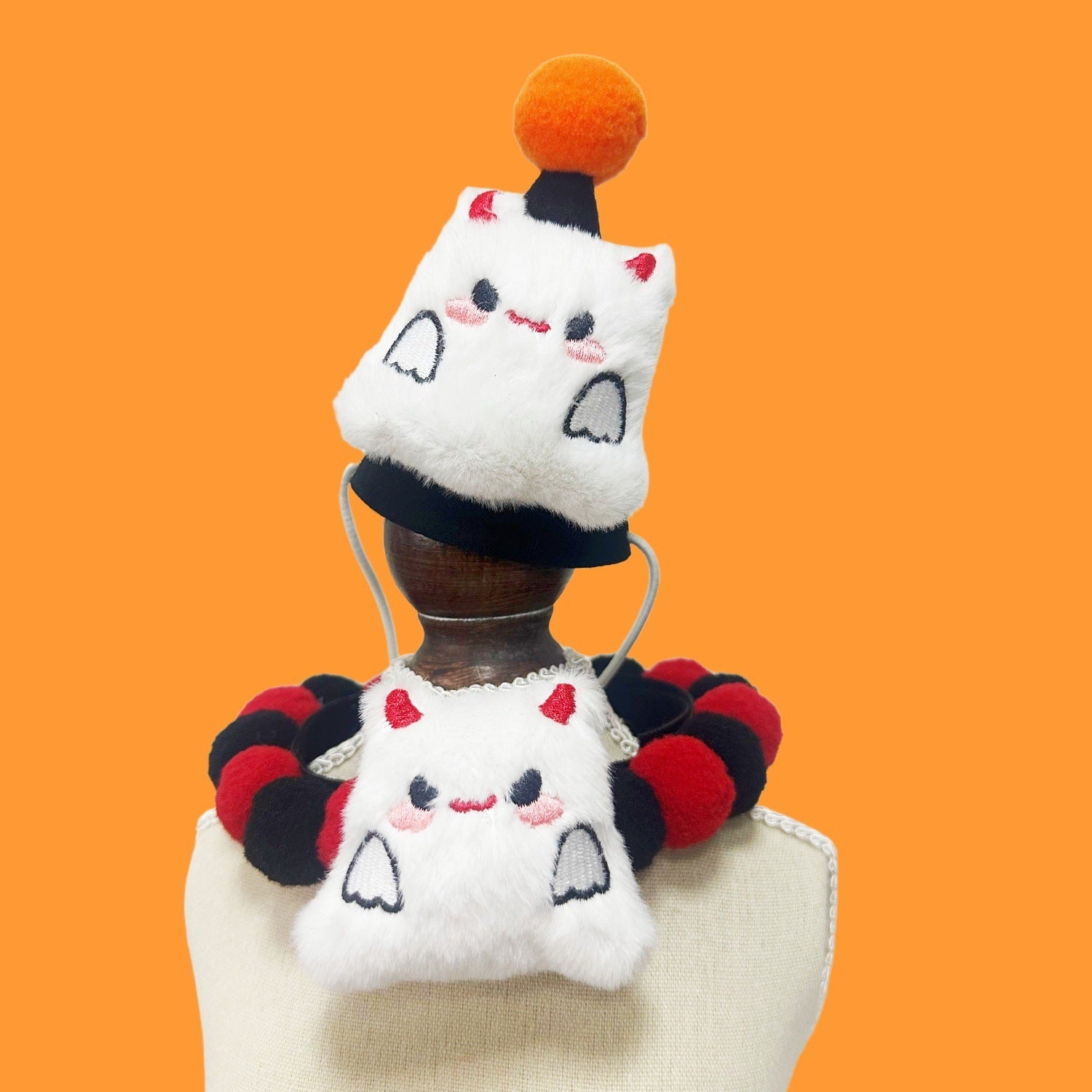 Halloween Pom-Pom Pet Collars & Hat Sets - Image 28