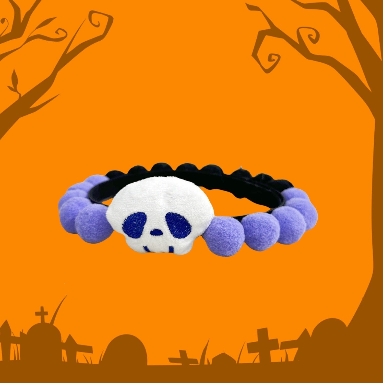 Halloween Pom-Pom Pet Collars & Hat Sets - Image 15