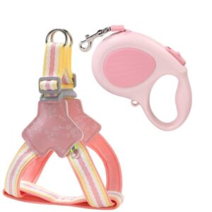 Luxe Jacquard Reflective No-Pull Dog Harness & Leash Set