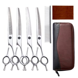 Master Pro 440C Stainless Steel Pet Grooming Shears & Salon Tool Sets