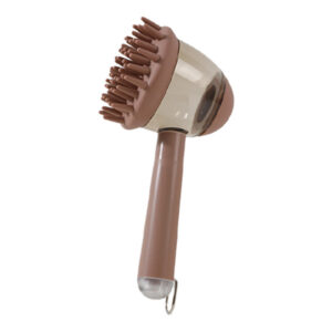 Ergonomic Long-Handle Refillable Pet Bath & Foam Brush