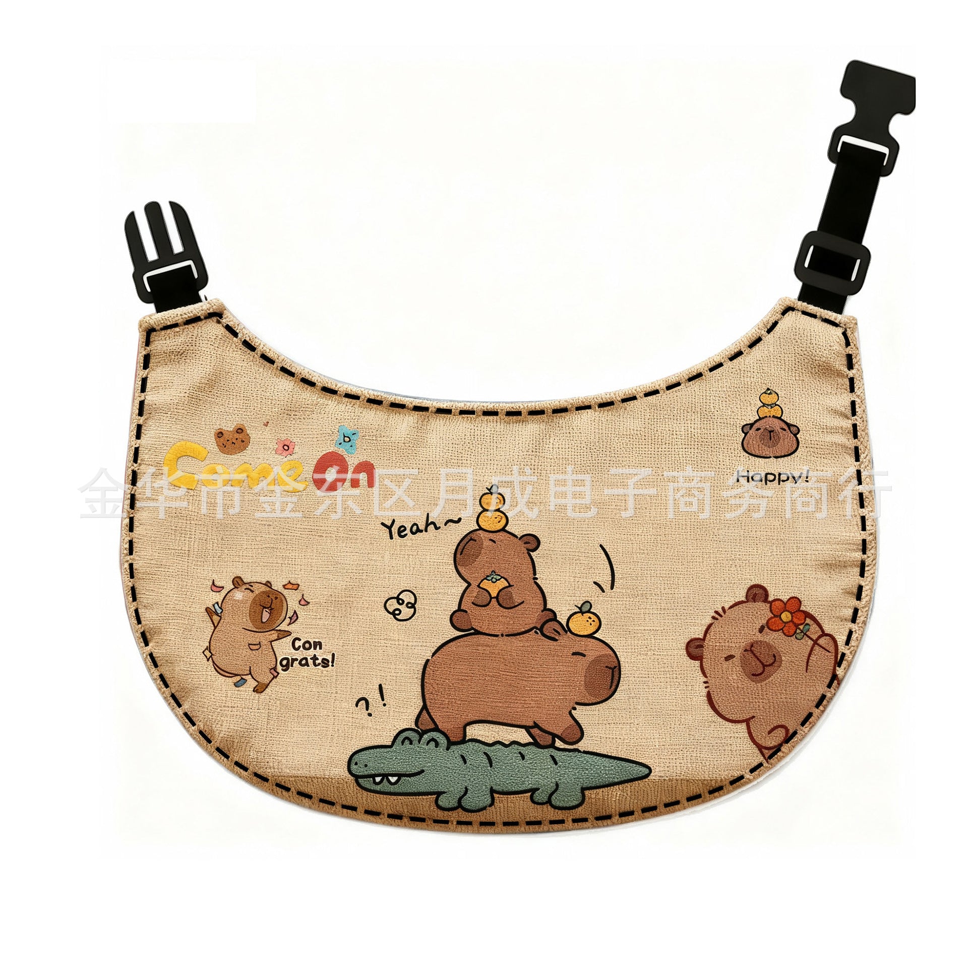 Whimsical Storybook Illustrated Pet Cotton Drool Bib - Image 14