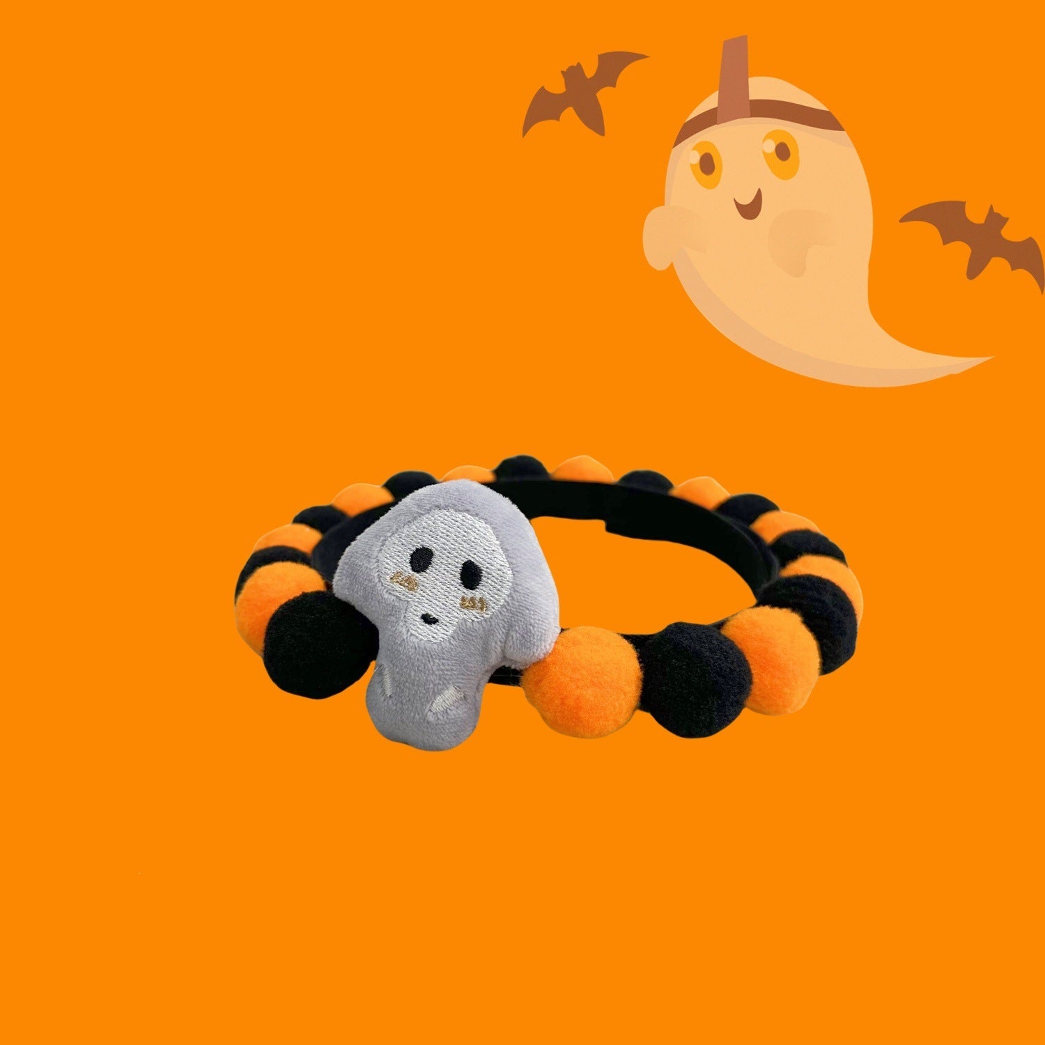 Halloween Pom-Pom Pet Collars & Hat Sets - Image 17