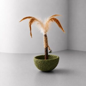 Catnip Feather Wobble Cat Toy
