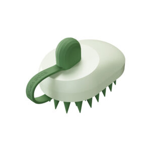 2-in-1 Pet Bath Shampoo Dispenser & Silicone Massage Brush