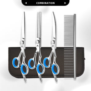 All-in-One Stainless Steel Pet Grooming Scissor & Care Toolkit