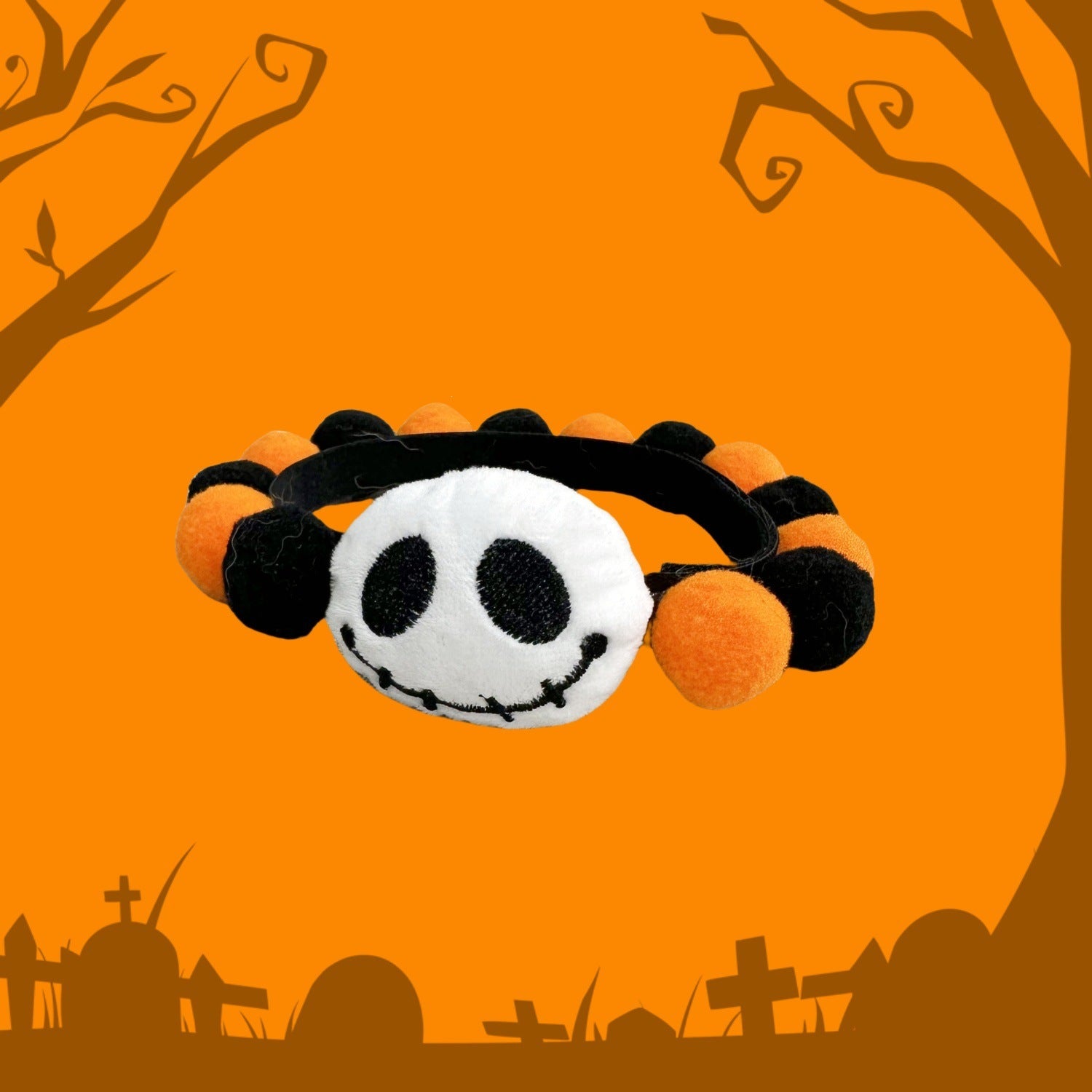 Halloween Pom-Pom Pet Collars & Hat Sets - Image 12
