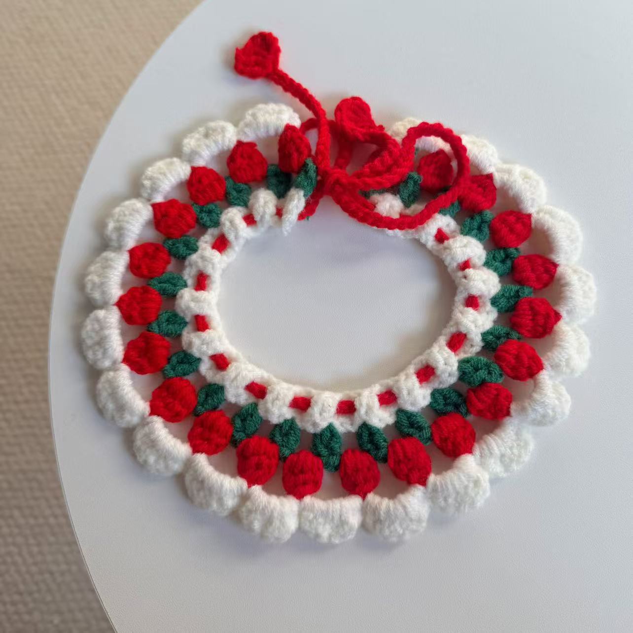 Knitted Pet Collars & Bibs for Cats and Dogs - Image 17