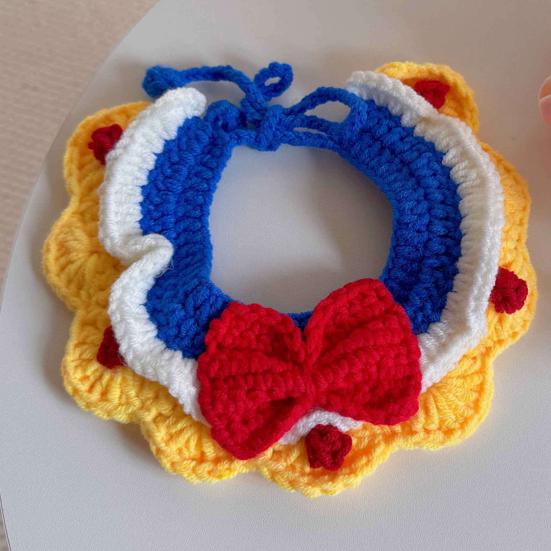 Knitted Pet Collars & Bibs for Cats and Dogs - Image 36