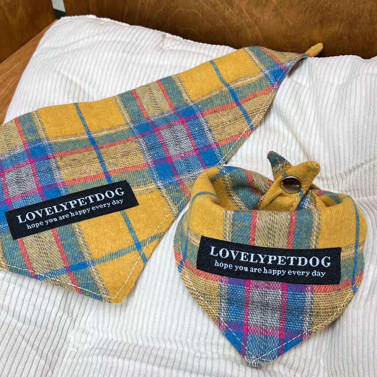 Heritage Tartan & Festive Halloween Pet Triangle Bandana - Image 9