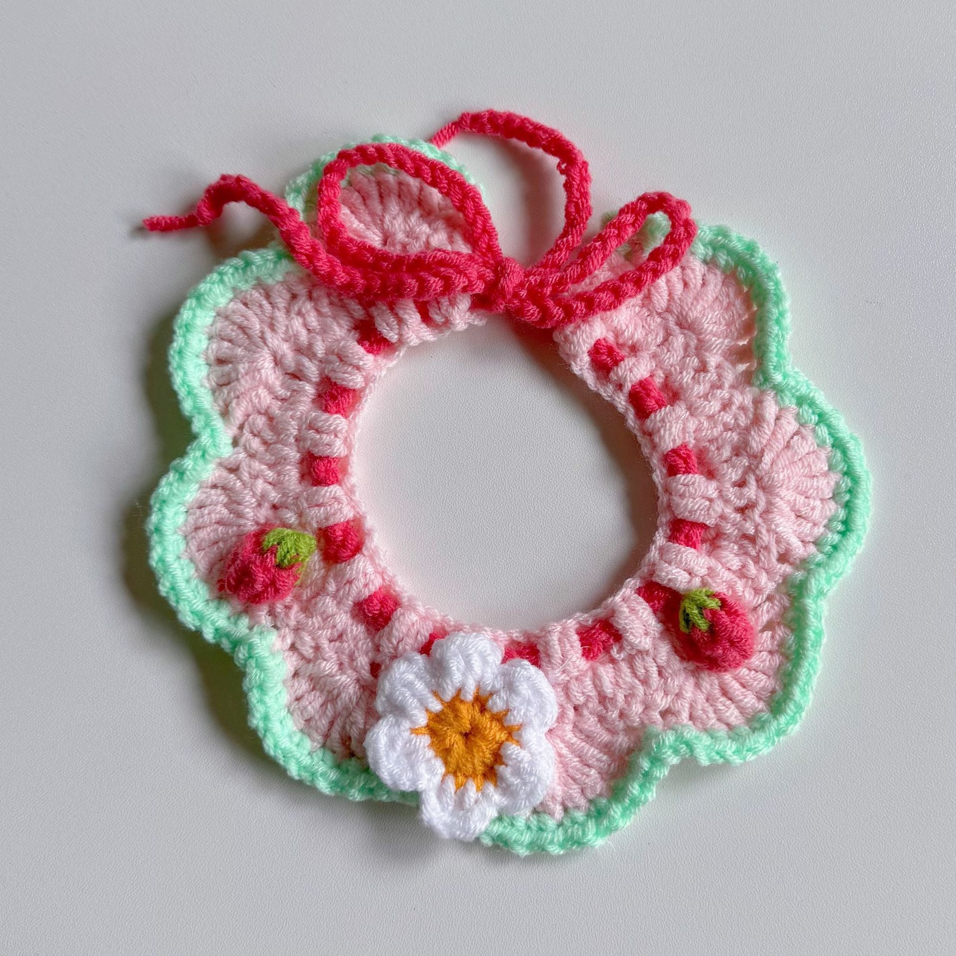 Knitted Pet Collars & Bibs for Cats and Dogs - Image 12