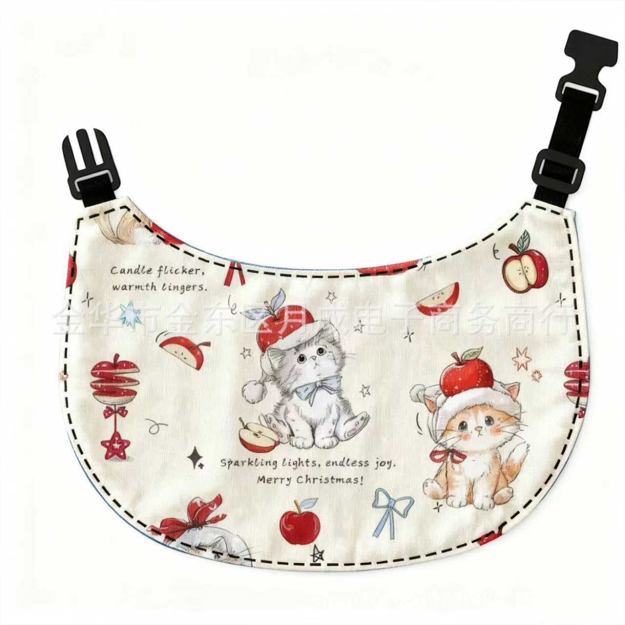 Whimsical Storybook Illustrated Pet Cotton Drool Bib - Image 10