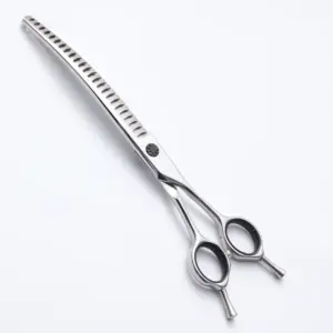 440C H003 7-Inch Curved Fishbone Grooming Shears - supplier catalog photo
