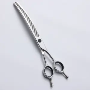 440C H003 7-Inch Curved Thinning Grooming Shears - supplier catalog photo