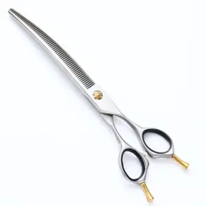 440C H005 7-Inch Curved Thinning Grooming Shears - supplier catalog photo
