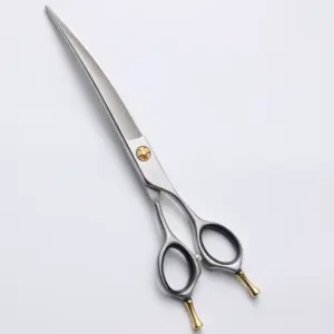 440C H006 7-Inch Curved Grooming Scissors - supplier catalog photo