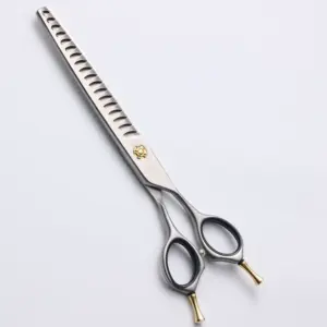 440C H006 7-Inch Straight Fishbone Grooming Shears - supplier catalog photo