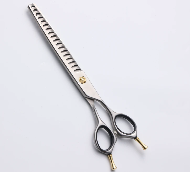 440C H006 7-Inch Straight Fishbone Grooming Shears - supplier catalog photo