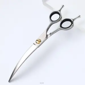 440C H011 7-Inch Curved Grooming Scissors - supplier catalog photo