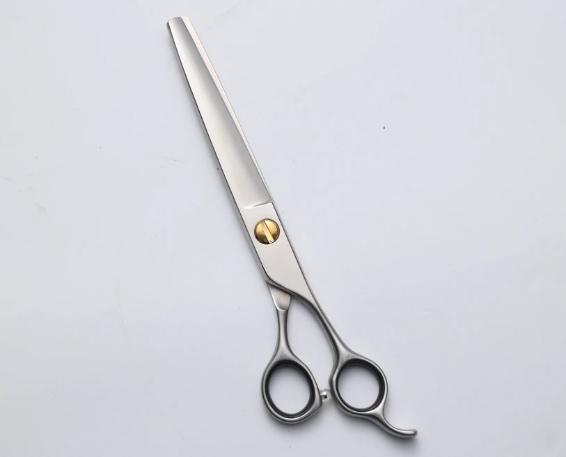 440C H011 7-Inch Reverse-Tooth Straight Chunker Grooming Shears - supplier catalog photo