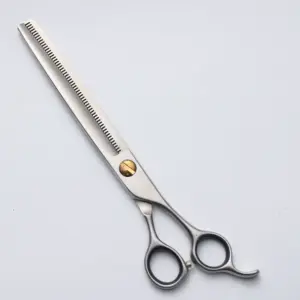 440C H011 7-Inch Reverse-Tooth Straight Thinning Grooming Shears - supplier catalog photo