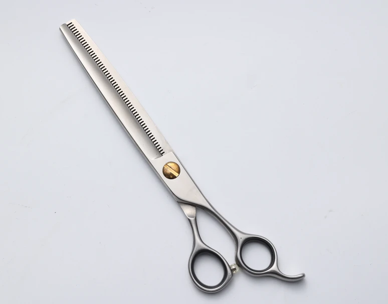 440C H011 7-Inch Reverse-Tooth Straight Thinning Grooming Shears - supplier catalog photo