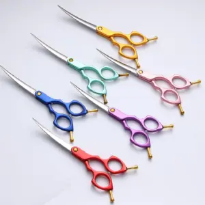 440C H022 6-Inch Curved Grooming Scissors - supplier catalog photo