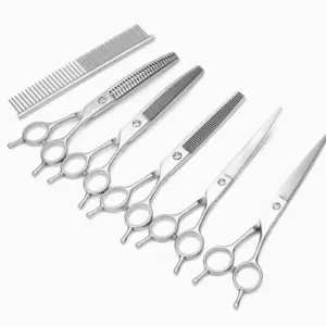 9CR 7-Inch Grooming Scissors Set - supplier catalog photo