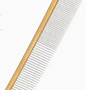 Large Size Gold Pet Grooming Comb - supplier catalog photo