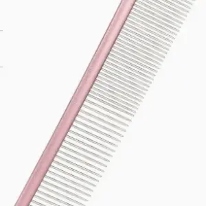 Large Size Pink Pet Grooming Comb - supplier catalog photo