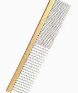 Small Size Gold Pet Grooming Comb - supplier catalog photo