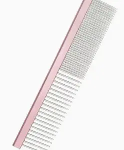 Small Size Pink Pet Grooming Comb - supplier catalog photo