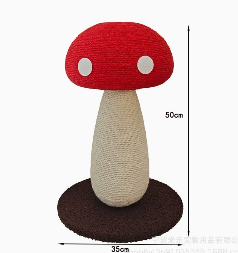 Mushroom Cat Scratching Post - Image 6