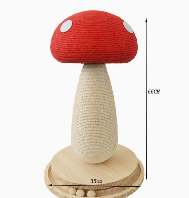 Mushroom Cat Scratching Post - Image 9