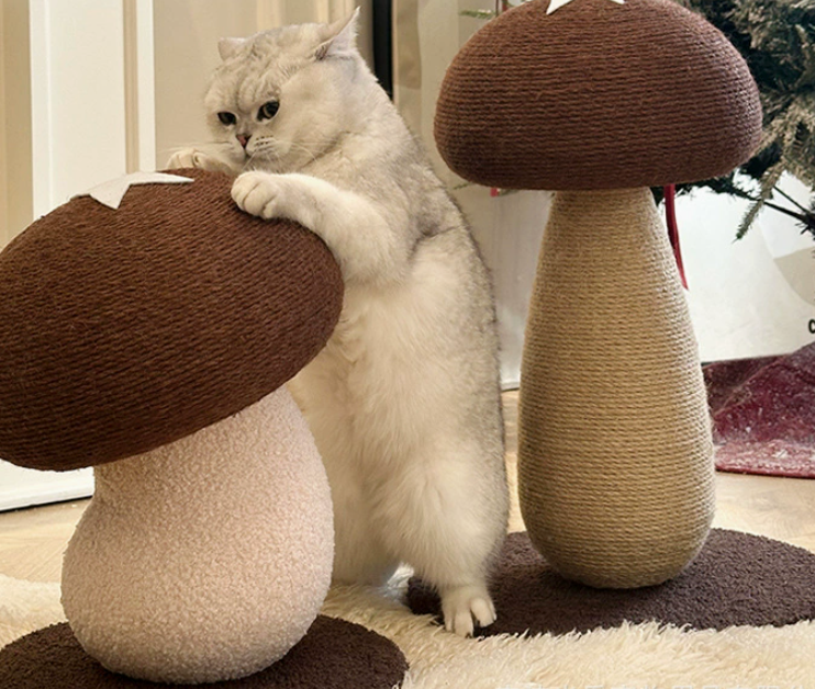 Mushroom Cat Scratching Post - Image 2