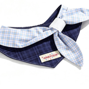 Serene Blue Ruffled Pet Bib & Drool Bandana
