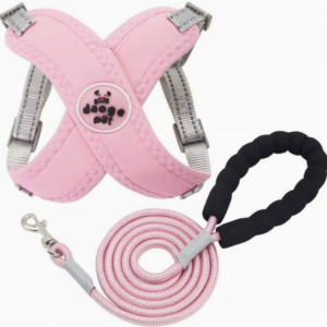 X-Chassis Ultra-Light Reflective Dog Harness & Leash Set