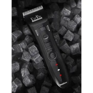 Black two-speed pet grooming clipper - supplied product overview