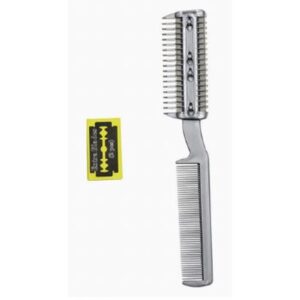 Dual-Sided Hair Razor Comb