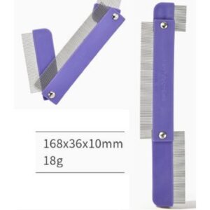 Folding Facial & Flea Comb
